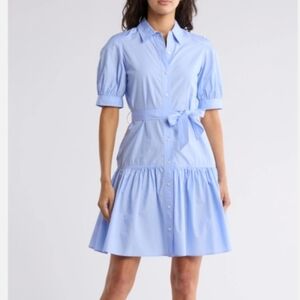 10 Crosby Derek Lam Sky Blue Mini Dress